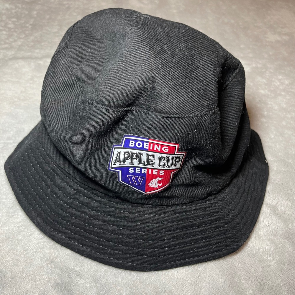 Boeing Apple Cup Series Bucket Hat Men OSFA Black White UW Huskies WSU Cougars